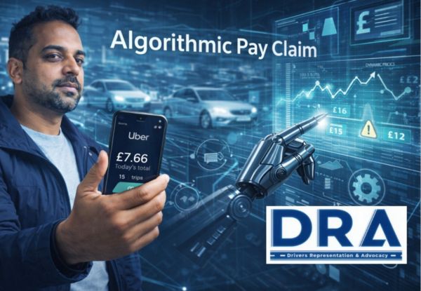 Algorithmic Pay Claim - Drivers Representation & Advocacy (DRA) Algorithmic Pay Claim